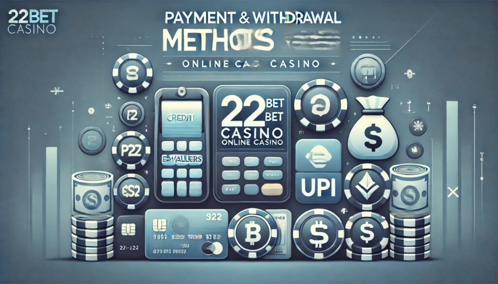 Payment and Withdrawal Methods at 22bet Casino Online Casino