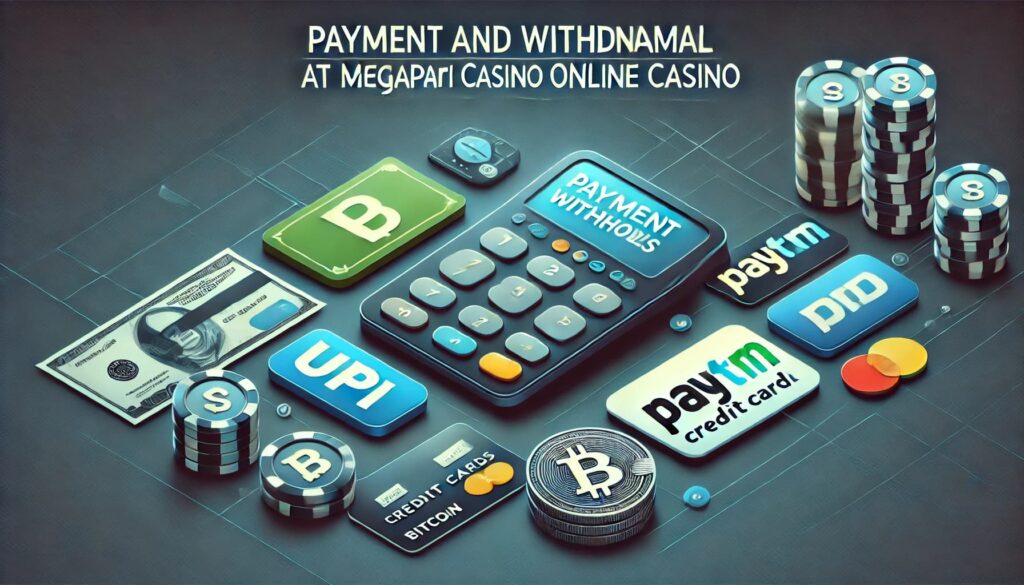 Payment and Withdrawal Methods at Megapari Casino Online Casino